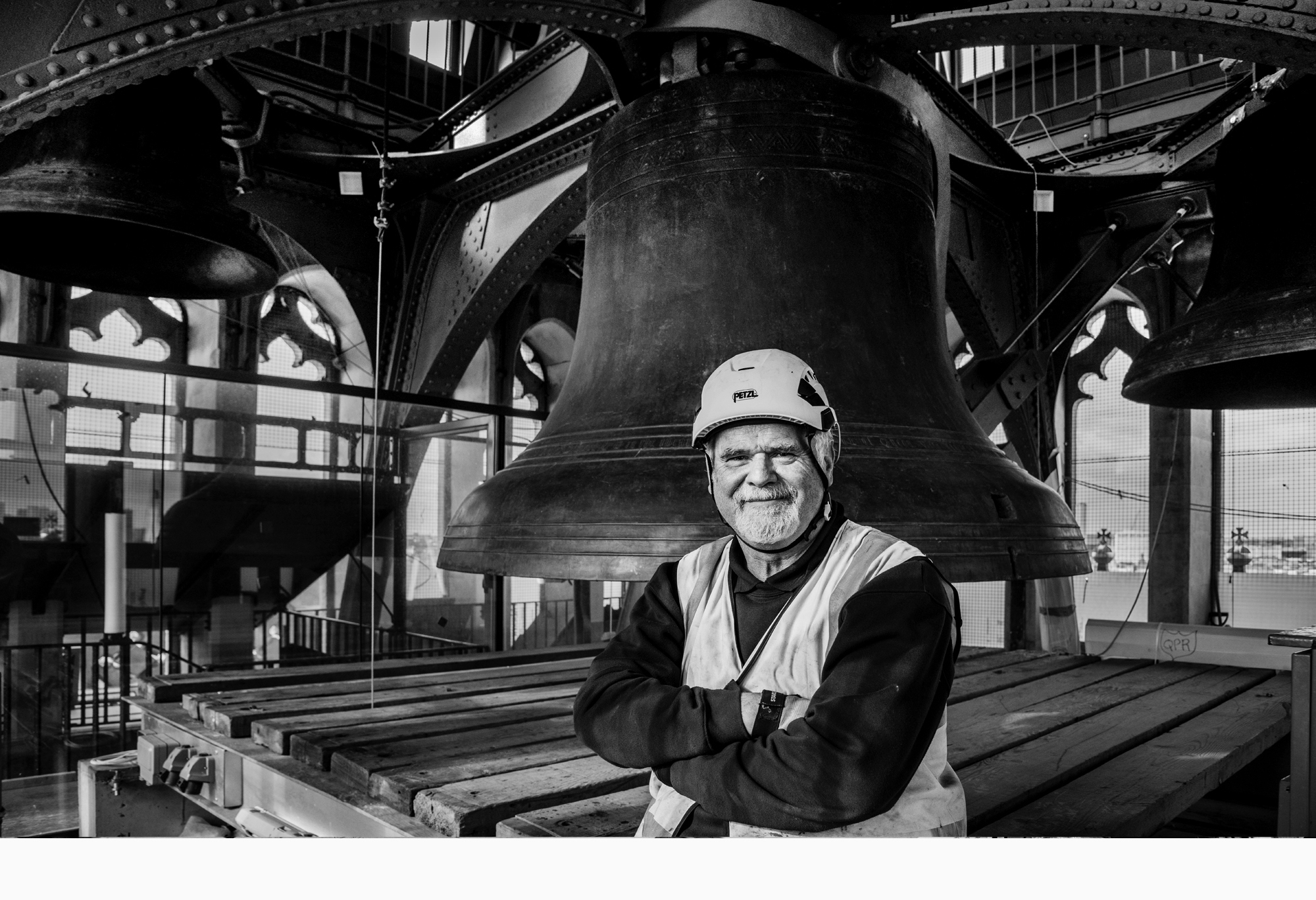 Ian Westworth MBE Horological Engineer. Palace of Westminster. Elizabeth Tower Belfry Big BenTImage Copyright © Simon Camper | Lumen Photography Ltd. All Rights Reserved 2024.